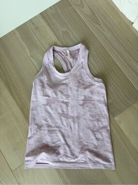 Athleta Pale Pink momentum Racerback Tank